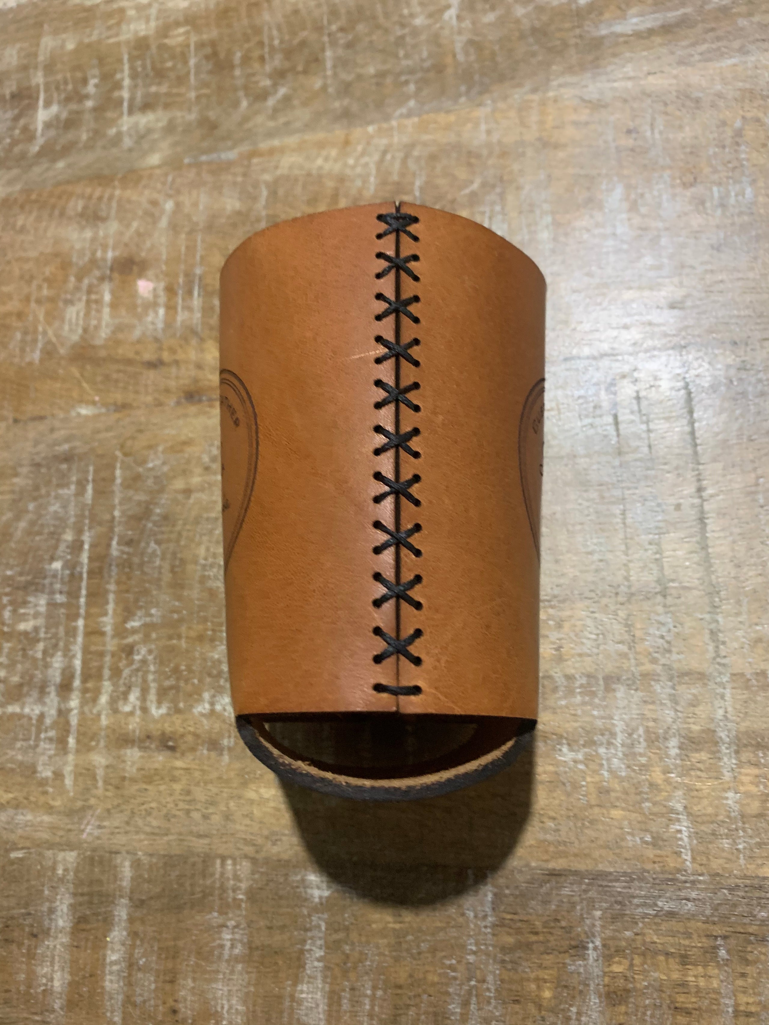 Personalized Leather Can Coozie